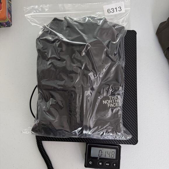 Vintage The North Face Fleece Vest Men's Medium Black Outdoor Windwall Y2K - Picture 8 of 8